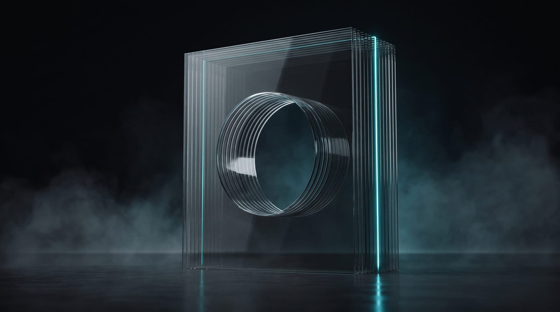 Layered translucent surfaces with one clear focal aperture